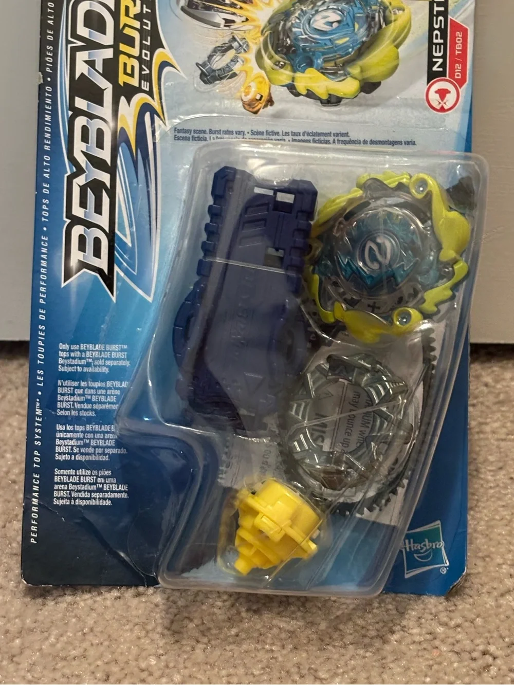 Hasbro Beyblade Burst Evolution Launcher Set Starter Pack New Nepstrius N2 Top